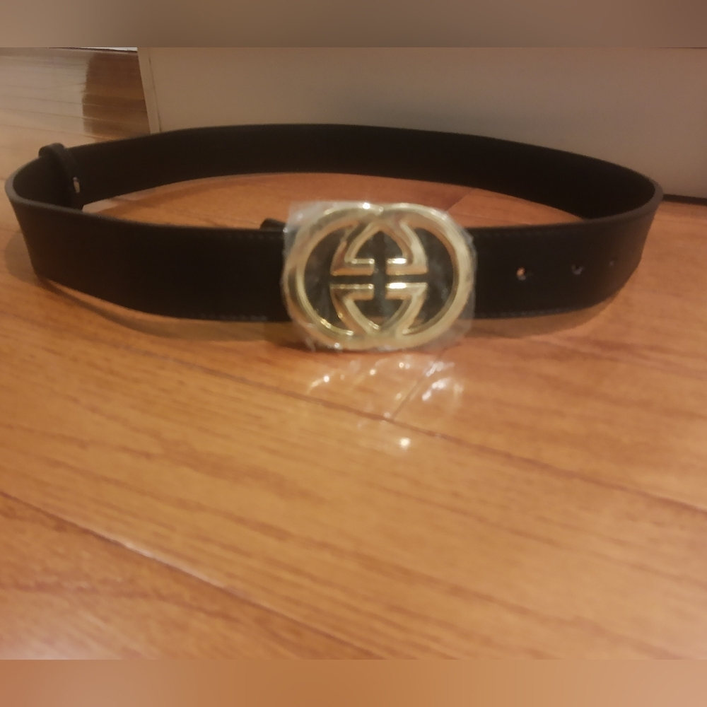 GG interlocking belt black